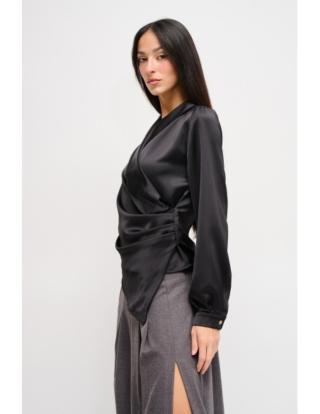 Blouse à bas asymétrique Maryley