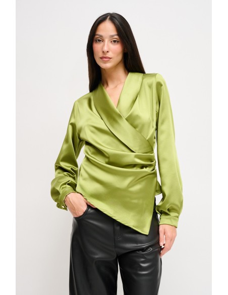 Blouse à bas asymétrique Maryley