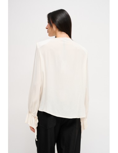 Blouse en viscose à volants Maryley