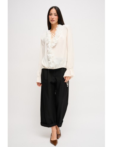 Viscose blouse met ruches Maryley