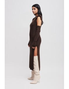 Robe en maille avec manches Maryley 2