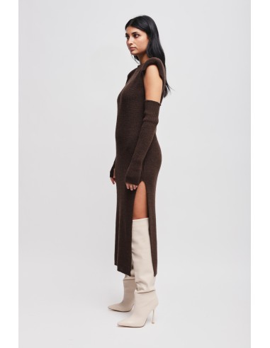 Robe en maille avec manches Maryley