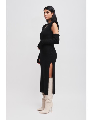 Robe en maille avec manches Maryley