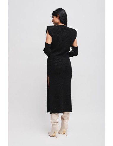 Robe en maille avec manches Maryley
