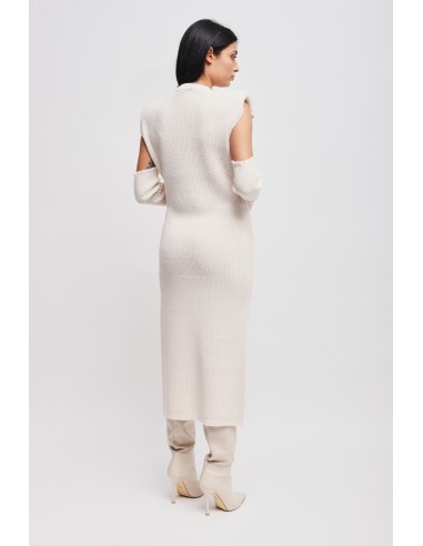 Robe en maille avec manches Maryley