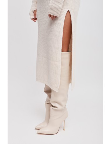 Robe en maille avec manches Maryley