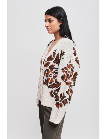 Cardigan à motif Maryley