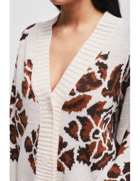 Cardigan à motif Maryley