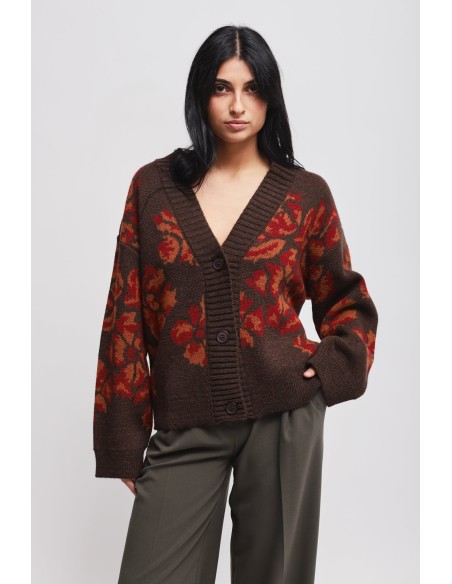 Cardigan à motif Maryley