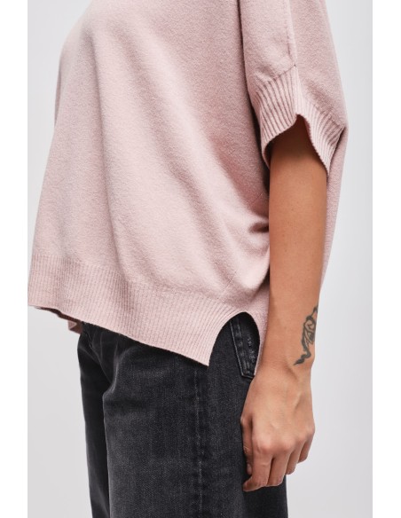 Maryley oversized top met 3/4-mouwen
