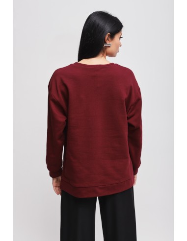 Sweatshirt en coton avec imprimé Maryley