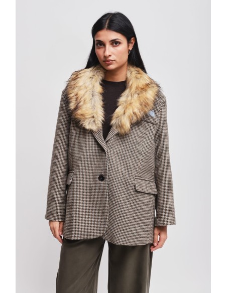 Maryley - Veste en fausse fourrure