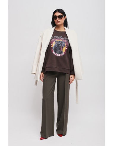 Veste à double boutonnage avec ceinture Maryley