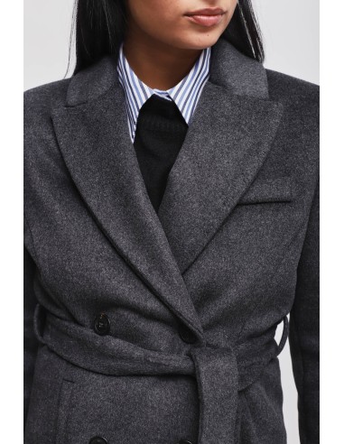 Veste à double boutonnage avec ceinture Maryley