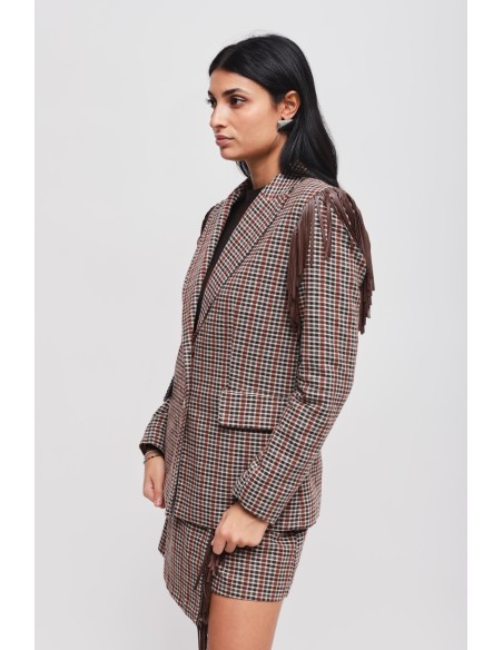 Veste à franges Maryley