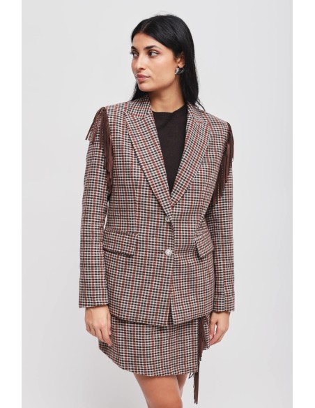Veste à franges Maryley