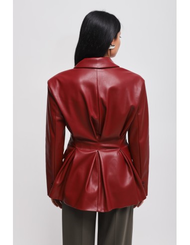 Veste croisée en similicuir Maryley