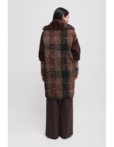 Oversized jas met pailletten van Maryley