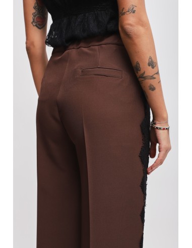Ensemble veste et pantalon palazzo en dentelle Maryley