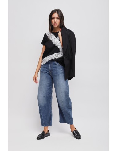 T-shirt avec détails en dentelle Maryley