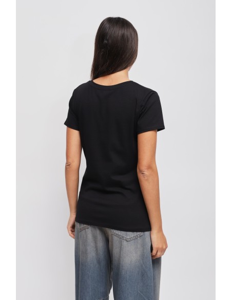 T-shirt avec empiècements en dentelle Maryley