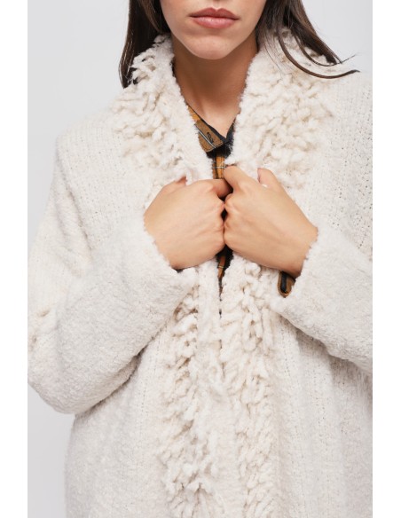 Cardigan avec frange Maryley