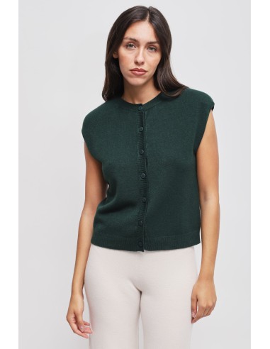 Gilet en maille avec épaules rembourrées Maryley