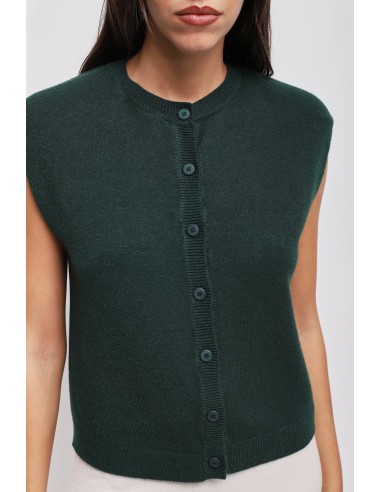 Gilet en maille avec épaules rembourrées Maryley