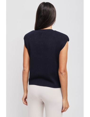 Gilet en maille avec épaules rembourrées Maryley