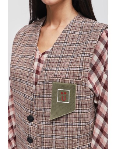 Gilet à carreaux Maryley