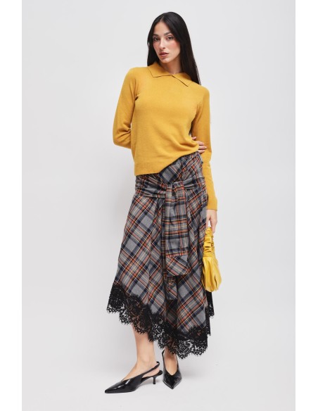 Pull en viscose avec col Maryley