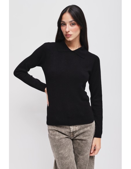 Pull en viscose avec col Maryley