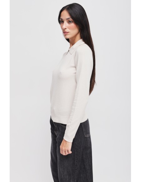 Pull en viscose avec col Maryley