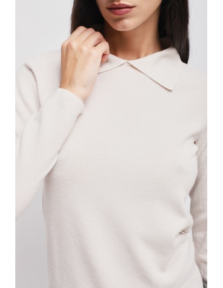 Pull en viscose avec col Maryley
