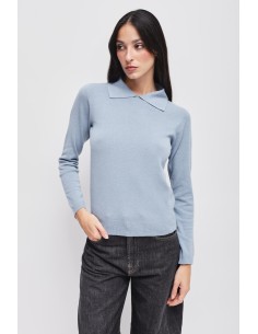 Viscose trui met Maryley-kraag