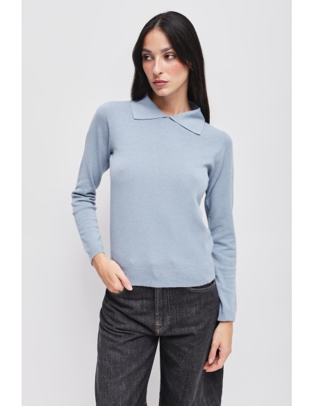 Pull en viscose avec col Maryley