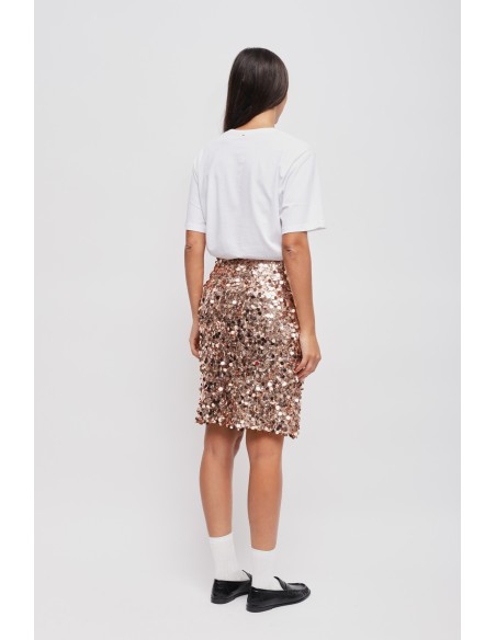 Maryley-paillettenrok in midi-lengte