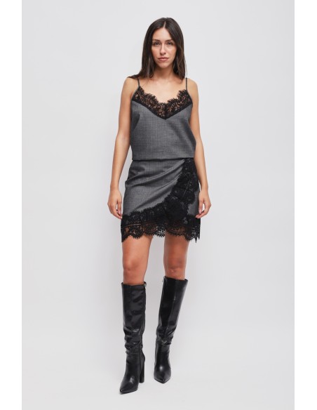 Minijupe en dentelle Maryley