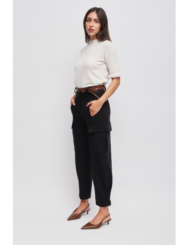 Cargo broek met dubbele tailleband van Maryley