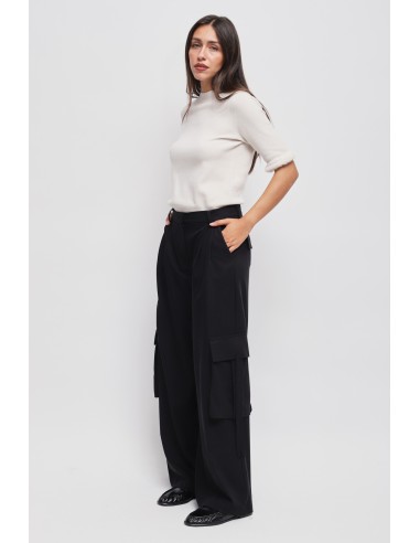 Pantalon cargo en viscose Maryley