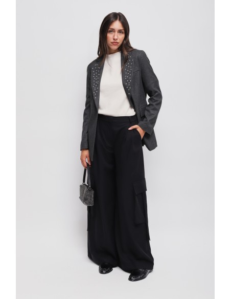 Cargo broek van viscose van Maryley