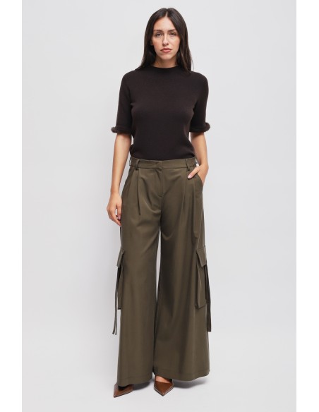 Cargo broek van viscose van Maryley