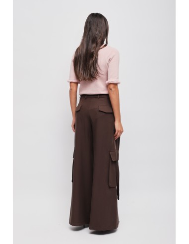Pantalon cargo en viscose Maryley