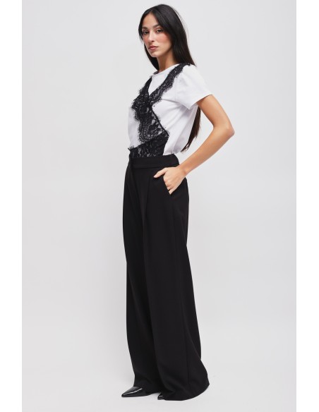 Maryley palazzobroek met plooien