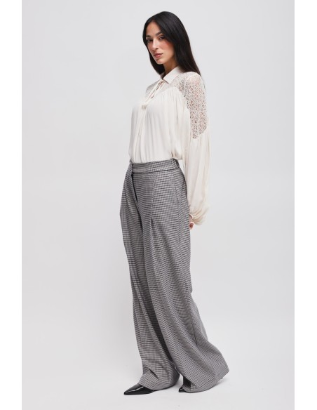Maryley - Pantalon Pied De Poule Palace