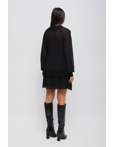 Robe courte avec dentelle Maryley
