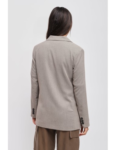 Maryley Veste à simple boutonnage avec clous