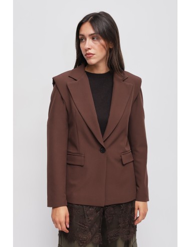 Maryley - Veste boutonnée avec détails en dentelle