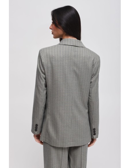 Veste Pied de Poule avec épingle Maryley