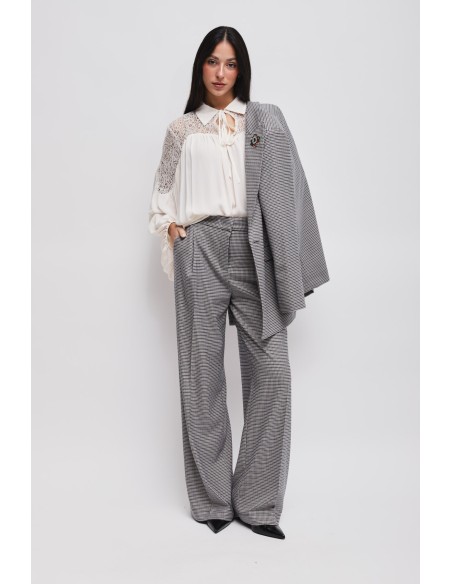 Viscose blouse met striklint van Maryley